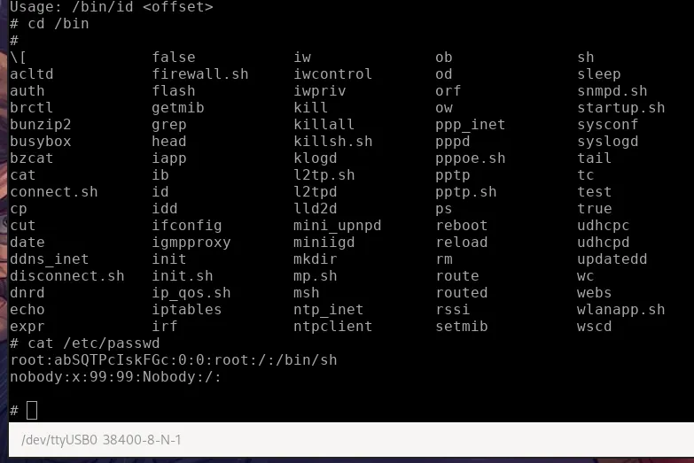 Découverte du mot de passe root