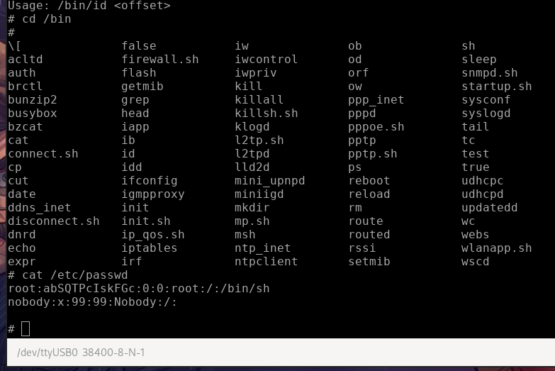 Découverte du mot de passe root
